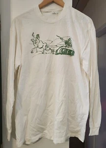 Vintage 90's Bush Hussein Desert Storm Gulf War Long Sleeve Shirt Size XL Garcia - Picture 1 of 6