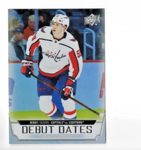 2022-23 Upper Deck Debut Dates Aliaksei Protas Capitals C-827 - Picture 1 of 2