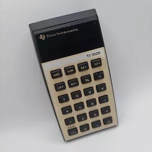 Vintage Texas Instruments TI-1025 Taschenrechner 9V Batterie getestet funktioniert - Bild 1 von 9