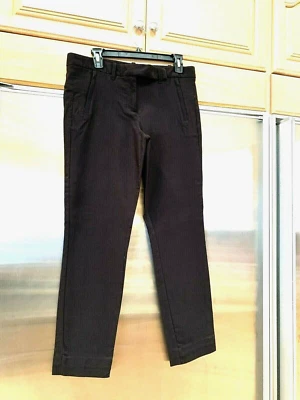 PANTALONES ESTUDIO M NEGROS TALLA 10 BOLSILLOS CREMALLERA AJUSTE SUPER FAVORECEDOR CINTURA 32" Foto 1 de 4