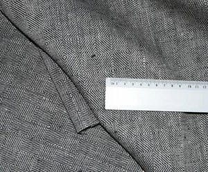 100% linen fabric - twill black natur - french belgium flax sack heavy dense - Picture 1 of 1