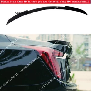 Alerón trasero negro brillante para Cadillac CT6 2019 2020 2021 borde labio del ala 1x - Imagen 1 de 7