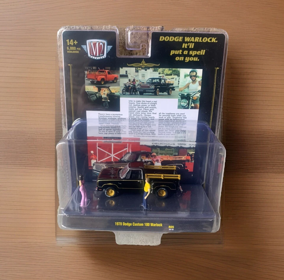 M2 Machines 1/64 DIORAMA R05 1978 Dodge Custom 100 Warlock - Image 1 of 1