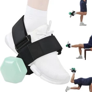 Dumbbell Foot Attachment Tibialis Trainer Adjustable Ankle Straps Weight Lifting - Picture 1 of 17