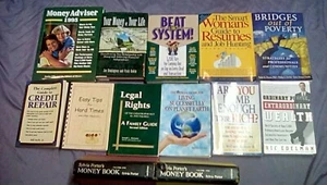 LOT OF 13 ASSORTED FINANCE STYLE BOOKS - Picture 1 of 1