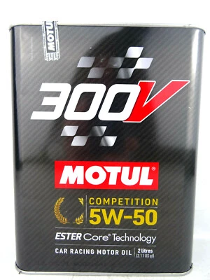 Motul 300V Competition 5W50 Ester Core 5W-50 Motorsportöl Rennsport Öl 5x 2Liter