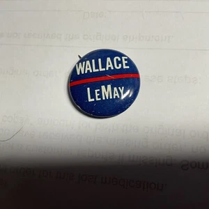 Vintage ~ Wallace Lemay Pinback Button ~ politisch ~ George Wallace ~ - Bild 1 von 3