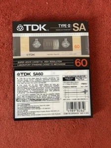 2 cassettes tdk type II SA 60 sous blister walkman - Photo 1/1