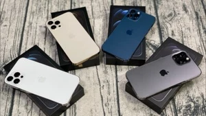 BRAND NEW IN BOX Apple iPhone 12 PRO MAX 128/256/512G A2342 Unlocked Smartphone - Picture 1 of 6