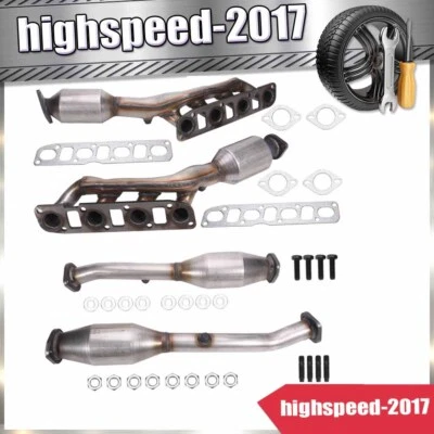 Convertidores catalíticos colectores delanteros traseros EPA para Nissan Armada 5,6 L 2005-2013 Foto 1 de 4