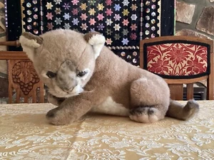 Vintage Avanti Designed in Italy Plush Lion Cub 65cm 25" Jockline 1983 Korea - Picture 1 of 8