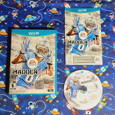 Madden NFL 13 (Nintendo Wii U, 2012) Complete With Manual - Image 1 of 4