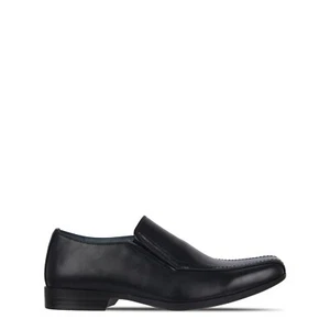 Zapatos sin cordones informales de cuero sintético negro Giorgio Bourne para hombre - Imagen 1 de 5