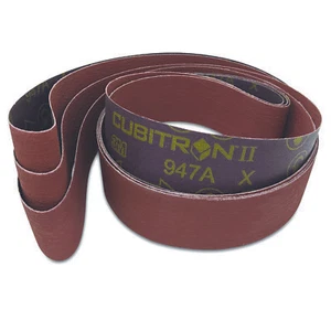 2 X 72 INCH 3M CUBITRON II CERAMIC 40 GRIT GRINDING BELTS -3 PK - Picture 1 of 1