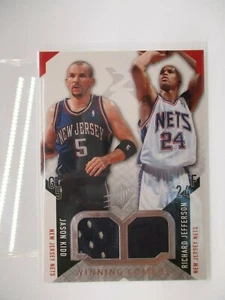 2004-05 SPx Winning Materials Combos #KJ Jason Kidd/Richard Jefferson NETS GU - Picture 1 of 1