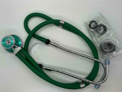MN HEALTH INC MN Health Sprague Rappaport Type Stethoscope Color: Green Accessories Included