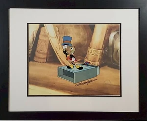 ๐ 1st Jiminy Cricket sericel ever made Pinocchio Cel Disney Signed WARD KIMBALL - Picture 1 of 10