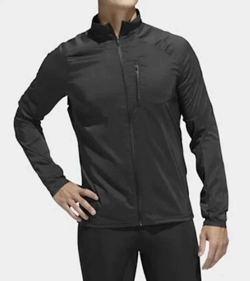 Adidas | Men’s Running | Supernova Confident Jacket | Black/Gray | Men's Small - Image 1 of 4