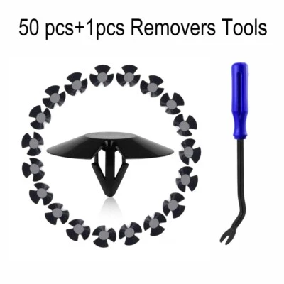 Clips de retención de aislamiento del capó del automóvil 50 piezas pasadores de empuje para Dodge Ram Jeep Chrysler N Foto 1 de 4