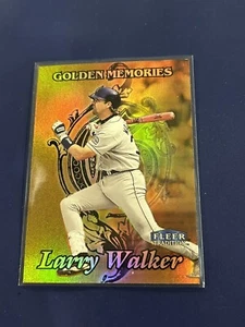 1998 Fleer Tradition - #320 Larry Walker Golden Memories Colorado Rockies SP - Picture 1 of 2