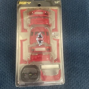 Radio Shack Xmods Super Street Red Body Kit for Toyota Supra RC Car 2003 - NEW - Picture 1 of 2