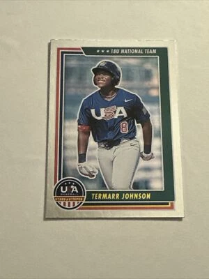 Termarr Johnson 2022 USA Stars & Stripes RC #59 18U National Team Silver Foil - Image 1 of 2