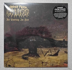 ORDER FROM CHAOS-AN ENDING IN FIRE-LP-VINYL-COLOR BLACK-GATEFOLD-death-black - Picture 1 of 6