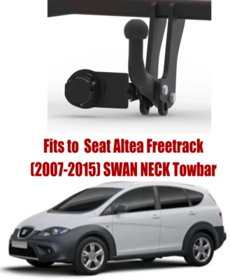 Barra de reboque pescoço de cisne para SEAT Altea Freetrack (2007-2015) e SEM ELETRICIDADE - S101 - Imagem 1 de 4