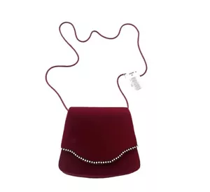 Borsa Sears Borsa Sera Borgogna Accessori Retro Vintage Nuova con Etichette - Foto 1 di 5