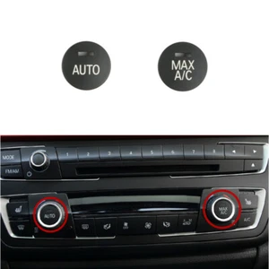 Car Air Condition AC Button Trim AUTO + MAX A/C For BMW 3 4 Series F30 2013-2018 - Picture 1 of 9