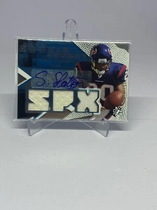 2008 SPX Steve Slaton Rookie Jersey Auto Autograph RC #216/599 Texans WVU - Picture 1 of 2