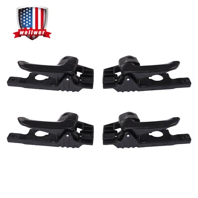 Nuevo Juego de 4 Manijas de Puerta Interior Derecha Negra para Kia Sportage 2009 2010 Foto 1 de 4