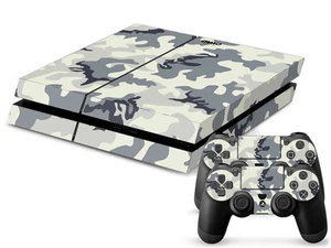 Sony PS4 Playstation 4 Skin Design Sticker Protector Set - Camouflage 2 - Picture 1 of 2