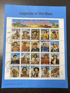 FDC 2869 Legends Of The West First Day Of Issued 1994 USPS - Picture 1 of 1