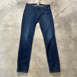 Hudson Jeans Womens Size 30 Blue Shine Morise Skinny Denim Mid Rise - Picture 1 of 13