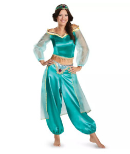 Disney Princess Jasmine Aladdin Prestige Adult Women's Costume Large 12-14