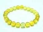 Bracelet ambre dominicain de qualité supérieure perles pierre naturelle 9,59 mm (10,4 g) d510