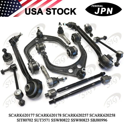 Комплект анкерных креплений рычагов управления передней подвеской 12 шт для Dodge Charger RWD 2006–2010 годов выпуска - Изображение 1 из 4