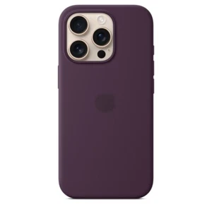 SILICONE CASE WITH MAGSAFE CHARGING FOR IPHONE 16 Pro - Plum (Deep/Dark Purple) - Picture 1 of 1
