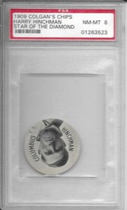 1909	Colgans Chip	Harry	Hinchman		PSA 8		Columbus  890