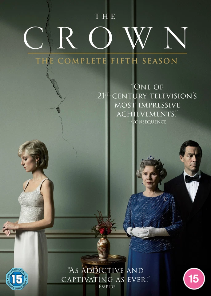 The Crown - Season 5 (DVD, 2023, 4-Discs)