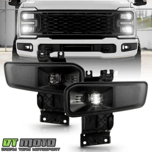 For 2023-2024 Ford F250 F350 SuperDuty LED Bumper Fog Lights Lamps w/ Switch Set - Picture 1 of 8