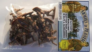 Armeen in Plastik WWI Scottish Highlanders Kilts & Glengarries 1/32 54mm 16 Figuren - Bild 1 von 4