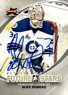 Alex Dubeau - Signed 2011-12 In The Game Between The Pipes Future Stars Card #13 - Image 1 of 2