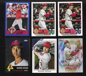 x6 SHOHEI OHTANI 2022-23 TARJETAS TOPPS - CASI NUEVAS O MEJOR LOTE DE VENTILADOR - PAQUETE NUEVO - Imagen 1 de 2