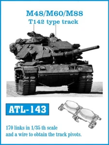 Friulmodel ATL-143 1/35 M-48/M-60/M-88 T142 type metal tracks - Picture 1 of 1