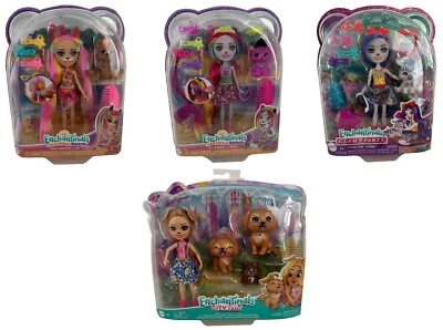 Enchantimals Sammelfiguren mit Tierfreund, Panther, Hunde, Zebra Hasen (Auswahl)