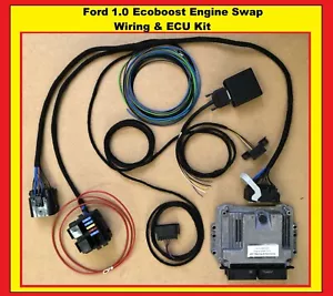 Ford 1.0 Ecoboost Motor Austausch Kabelbaum Kit/Adapter Webstuhl & ECU/Fiesta - Bild 1 von 4