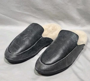 FitFlop Lammfell Slipper Pantolette Clog Gr. anthrazit  - Bild 1 von 6