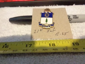 21st Infantry E-25 Unit Crest, DI, DUI (DRAW#H5) - Picture 1 of 1